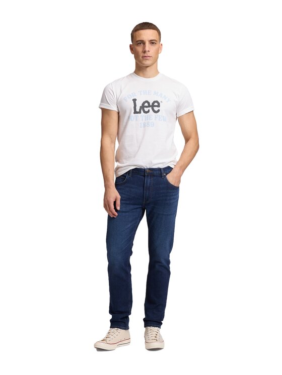 Lee Lee Jeansy 112386635 Niebieski Slim Fit