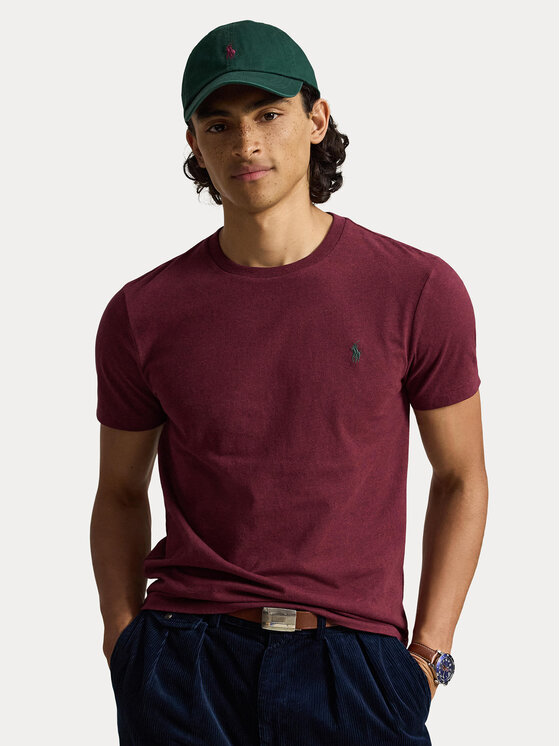 Polo Ralph Lauren Polo Ralph Lauren T-shirt 710671438545 Bordeaux Slim Fit
