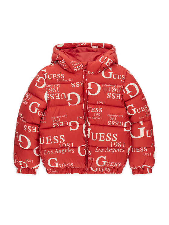 Guess Guess Зимова куртка H6BL05 W4160 Червоний Oversize