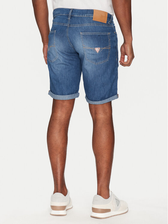 Guess Guess Дънкови шорти M5GD01 D5MZ2 Син Regular Fit