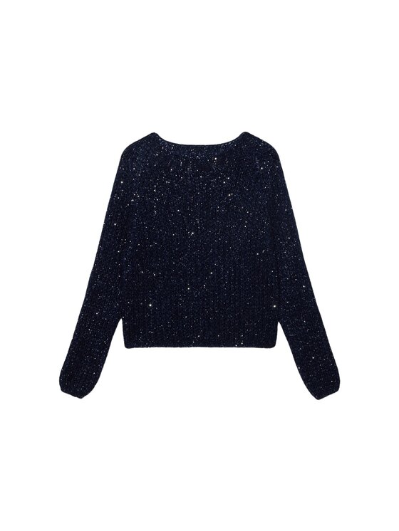 Oltre Oltre Cardigan M150E002158N034 Blu Regular Fit