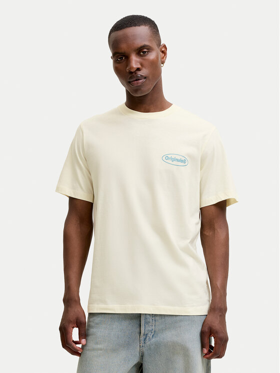 Jack & Jones Jack & Jones Majica Riviera 12295202 Rumena Regular Fit