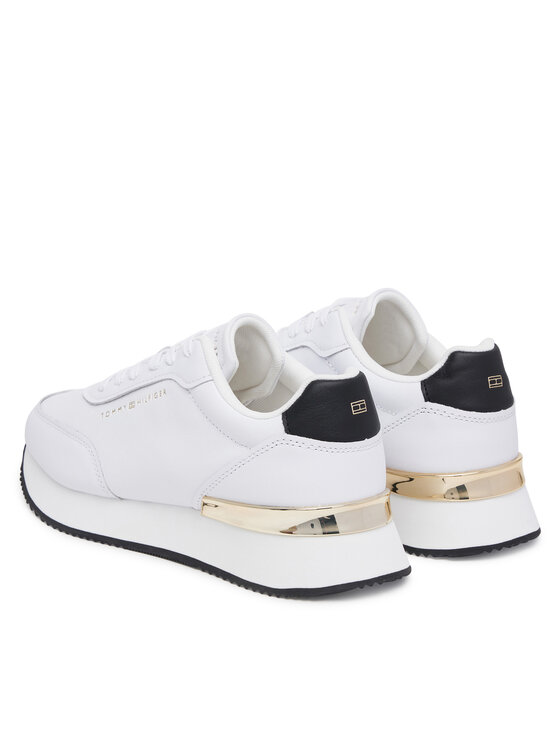 Tommy Hilfiger Tommy Hilfiger Sneakersy Chic Fashion Runner FW0FW08695 Biela