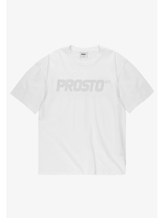 PROSTO. PROSTO. T-Shirt Big log1 Biały Oversize