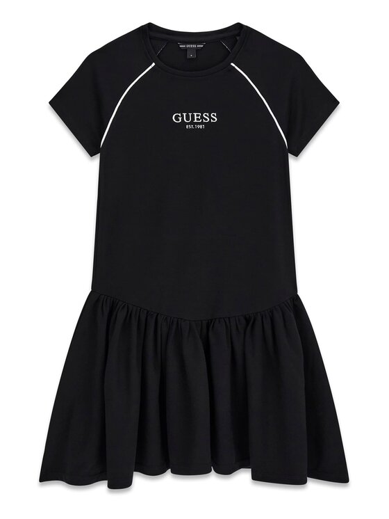 Guess Kids Guess Kids Sukienka codzienna 183780 Czarny Classic Fit