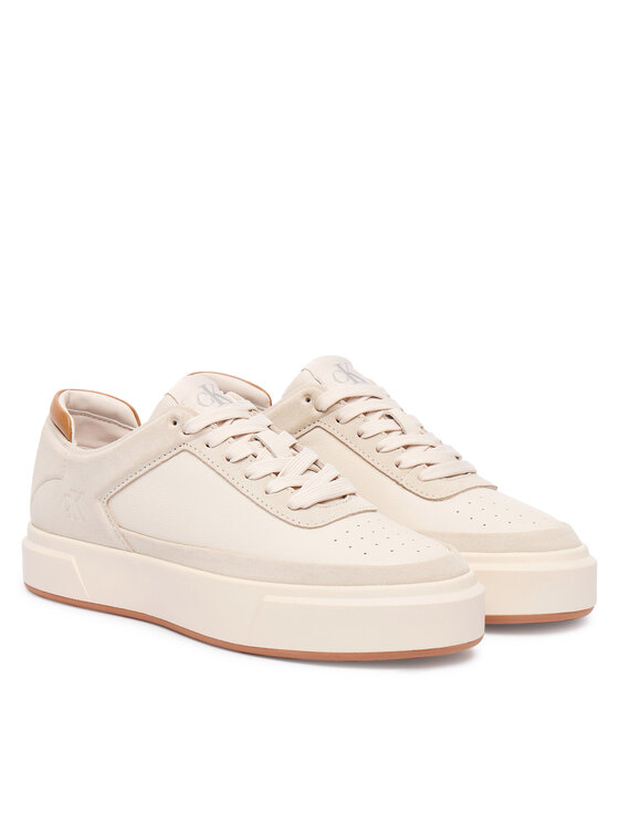 Calvin Klein Calvin Klein Sneakers Basket Lace Up Pro Lth Mix Mg YW0YW01987 Beige
