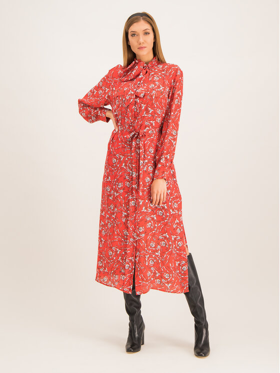 Escada Sport Marškinių tipo suknelė Dumia 5030977 Raudona Regular Fit