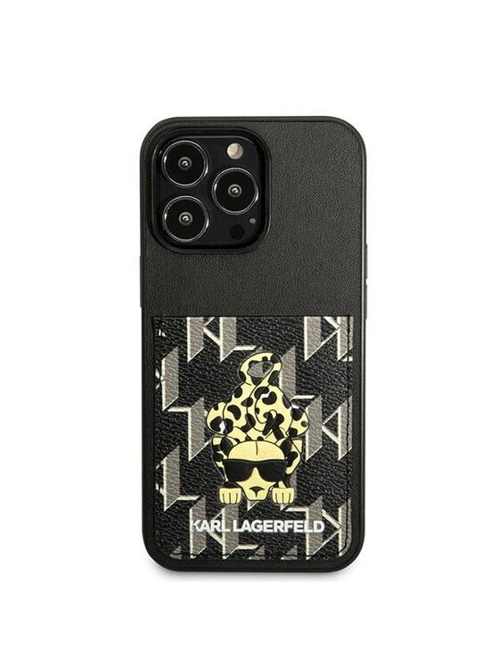 KARL LAGERFELD KARL LAGERFELD Etui na telefon iPhone 13 Pro Czarny
