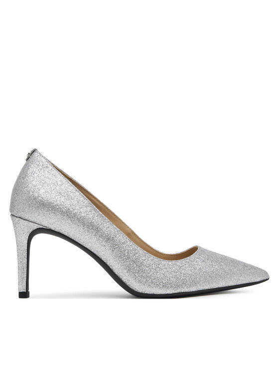 Pantofi cu toc subțire MICHAEL Michael Kors Alina 40S5HNMP1M Argintiu