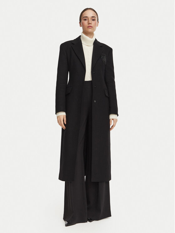HUGO HUGO Villane mantel Mistro 50569566 Must Regular Fit