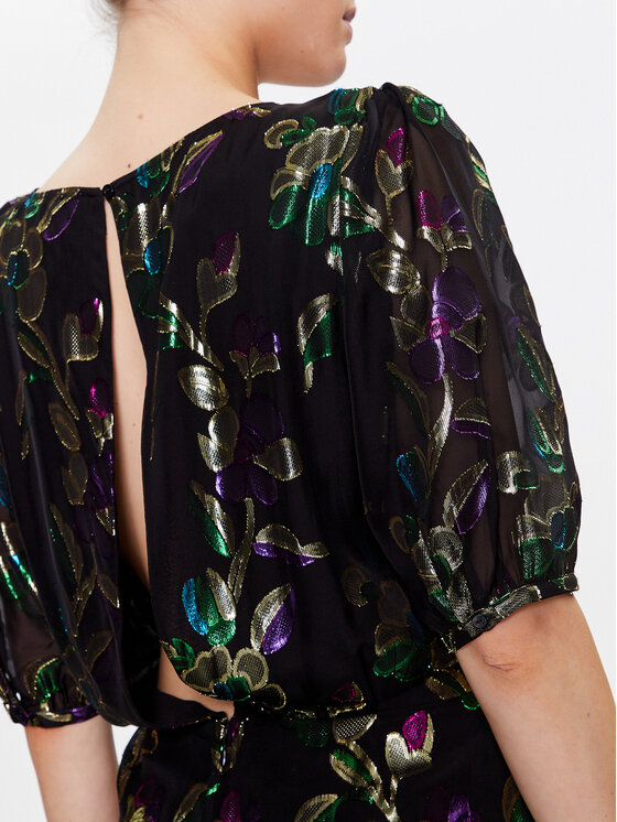 Ba&sh Ba&sh Коктейльна сукня Robe Anjy 1E23ANJY Чорний Regular Fit