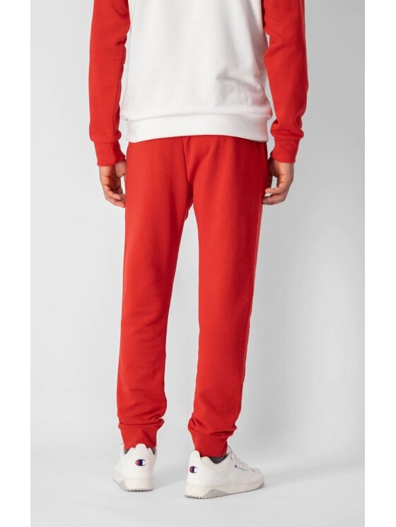 Champion Pantaloni da tuta RIB CUFF PANTS Rosso Regular Fit Modivo