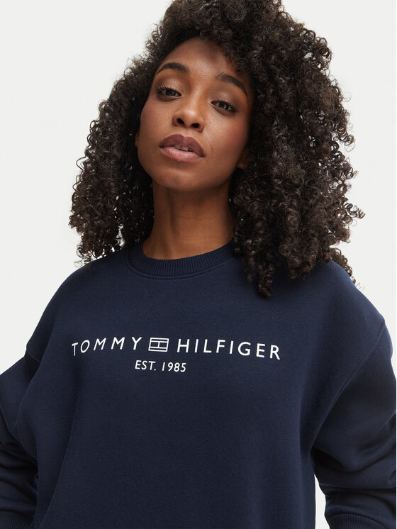 Tommy Hilfiger Tommy Hilfiger Pulóver WW0WW47831 Sötétkék Regular Fit