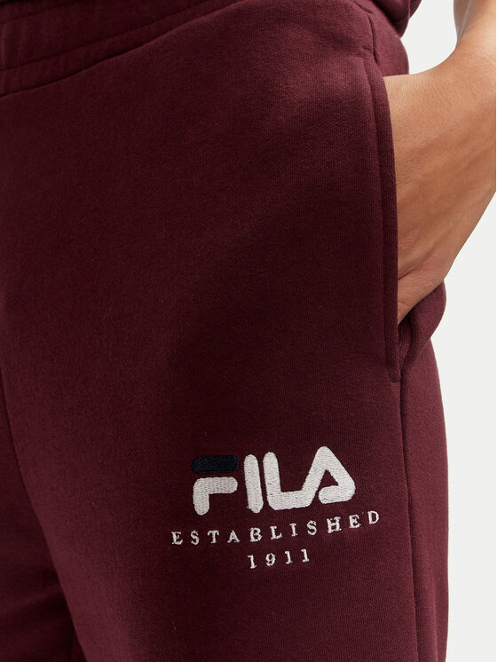 Fila Fila Teplákové nohavice Unisex Bovrup FAU0146 Bordová Regular Fit