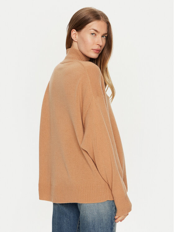 ViCOLO ViCOLO Pulover 77011S Rjava Regular Fit