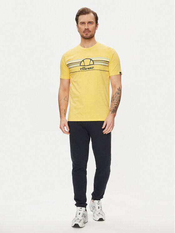 Ellesse Ellesse Тишърт Lentamente SHV11918 Жълт Regular Fit