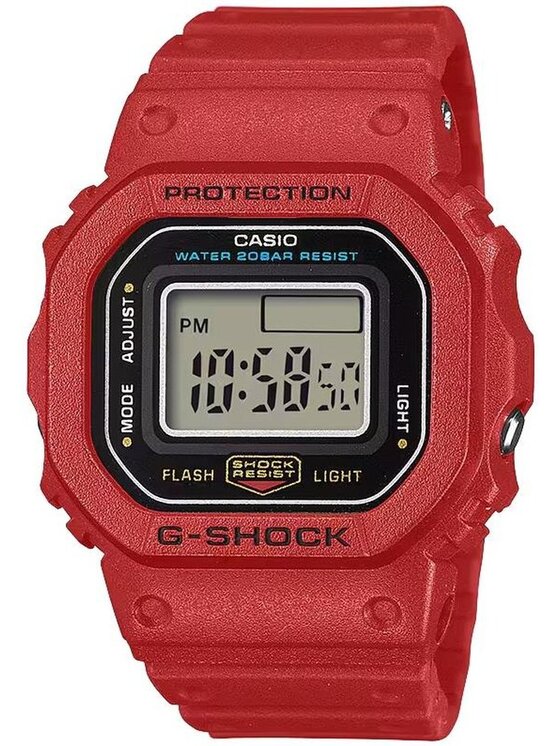 G-Shock G-Shock Zegarek DWN-5600-4ER Czerwony