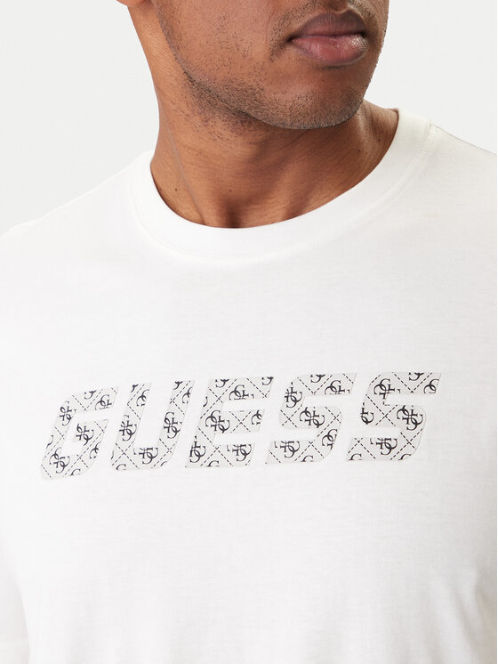 Guess Guess Tričko Z6RI15 I3Z14 Biela Regular Fit