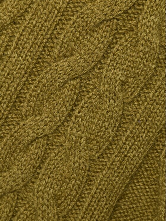 La Mania La Mania Sweter BOWIE Khaki Basic Fit