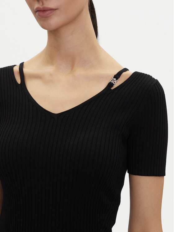 HUGO HUGO Bluse Shata 50538223 Schwarz Slim Fit