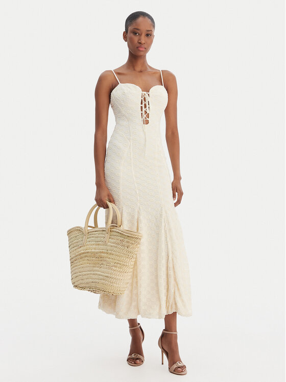 Bardot Bardot Coctailkleid Delaney 59928DB Beige Regular Fit