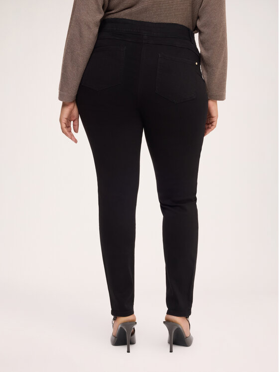 Fiorella Rubino Fiorella Rubino Jeansy P457T005146N033 Czarny Skin Fit
