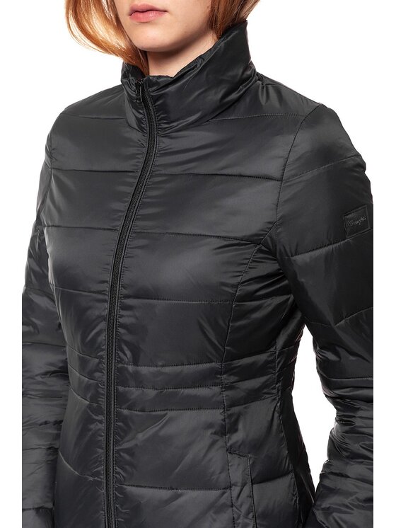 Wrangler Wrangler Kurtka damska PUFFER Czarny Regular Fit
