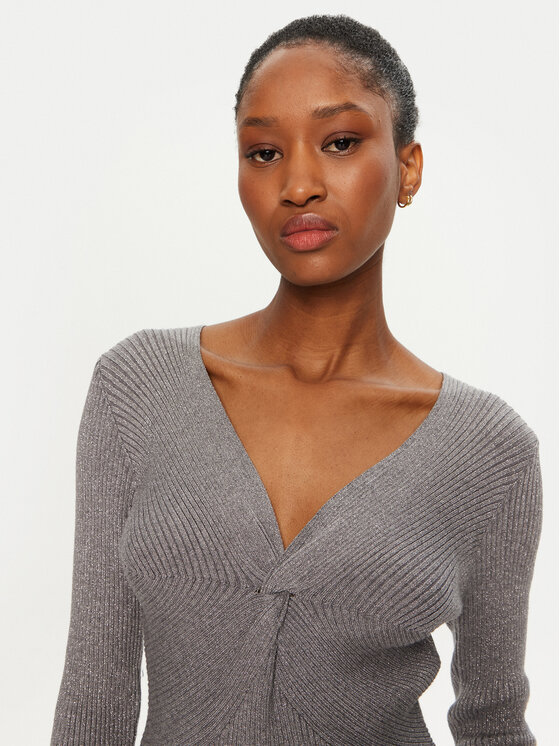 ARTIGLI ARTIGLI Пуловер ACMA000110 Сив Slim Fit