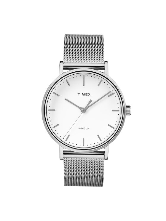 Timex Ročna ura Fairfield TW2R26600 Srebrna
