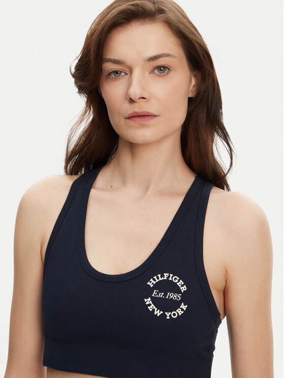 Tommy Hilfiger Tommy Hilfiger Biustonosz top UW0UW05891 Granatowy