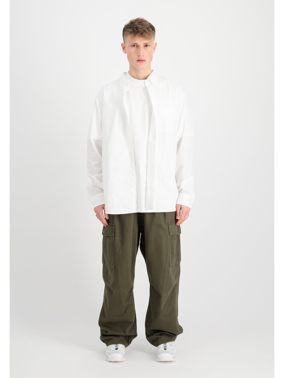 Alpha Industries Alpha Industries Spodnie cargo Aircraft Pant Zielony Relaxed Fit