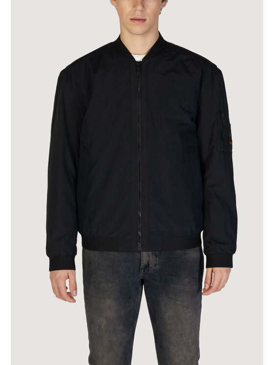 BOSS BOSS Giacca di pelle Olmec 10269898 01 Nero To Fit