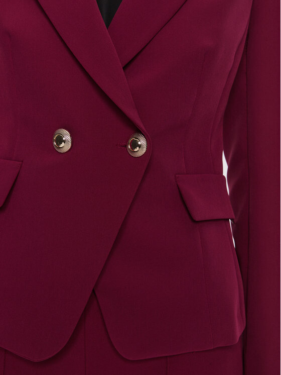 Rinascimento Rinascimento Suknjič CFC0119983003 Bordo rdeča Regular Fit