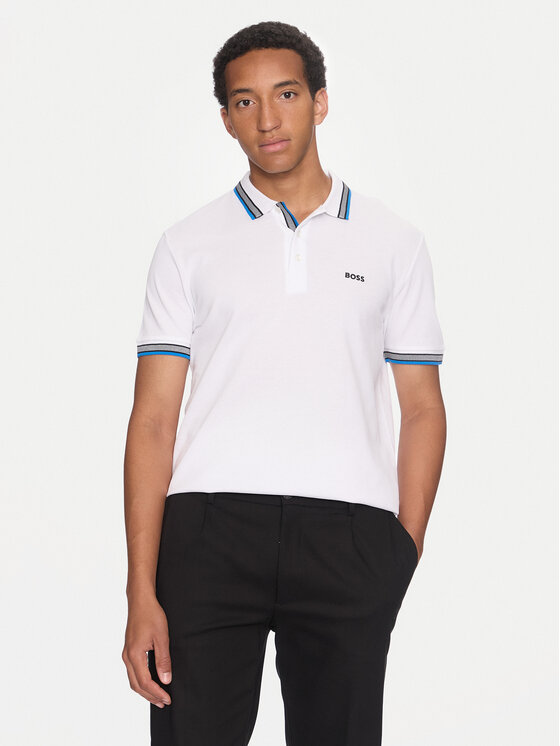 BOSS Boss Polo Paddy 50469055 Bijela Regular Fit
