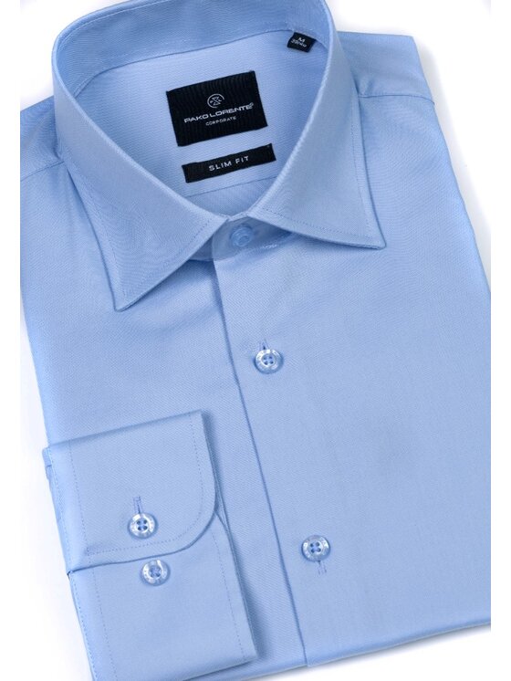 Pako Lorente Pako Lorente Koszula B00B0-1X-M01 Niebieski Slim Fit