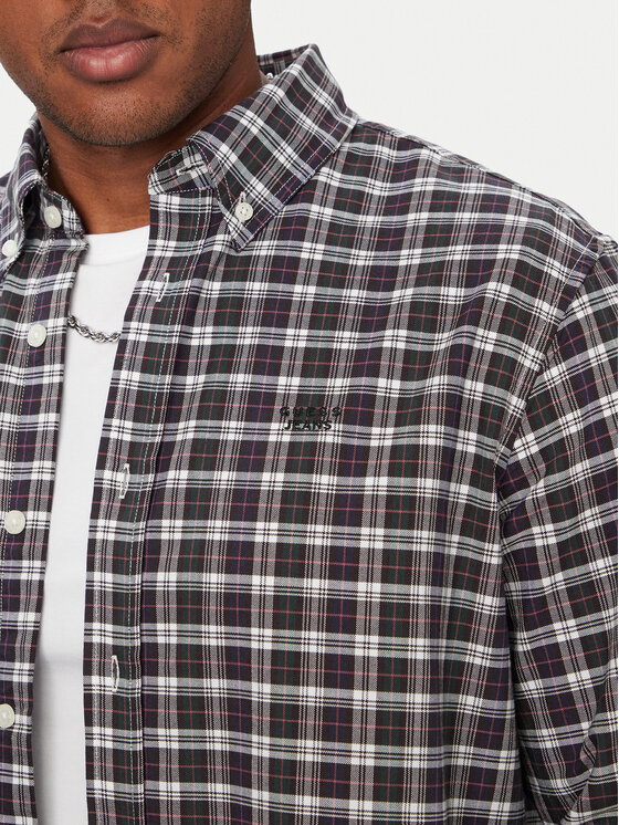 Guess Jeans Guess Jeans Camicia M6YH04 W2841 Multicolore Regular Fit