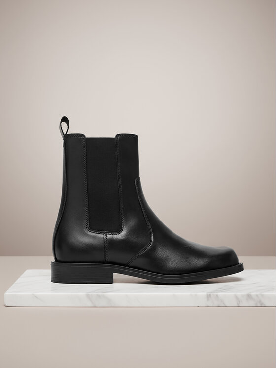 GINO ROSSI Gino Rossi Μποτάκια με λάστιχο C-MASSI-25650 Μαύρο