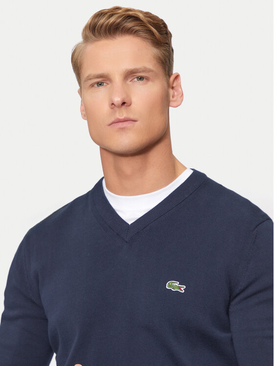 Lacoste Lacoste Džemper AH1951 Tamnoplava Regular Fit