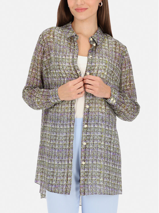 Potis & Verso Potis & Verso Koszula Jordan Kolorowy Loose Fit