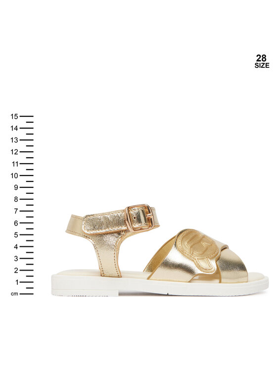 KARL LAGERFELD KARL LAGERFELD Сандали Z31256 M Златист