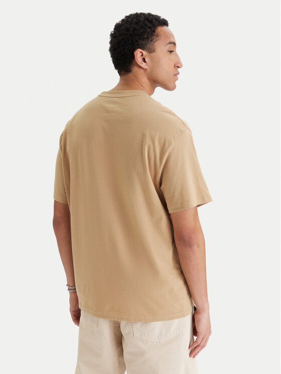 Quiksilver Quiksilver Tričko Salt Water EQYZT08205 Béžová Comfort Fit