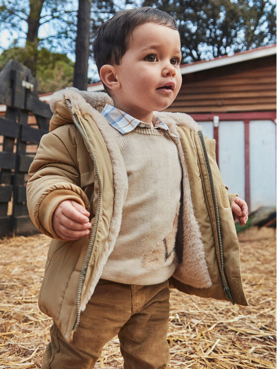 Mayoral Mayoral Giubbotto invernale 2424 Beige Regular Fit