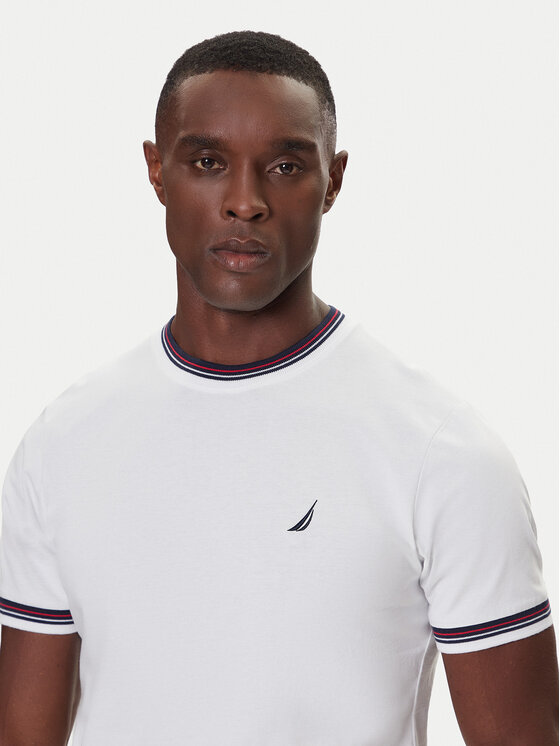 Nautica Nautica Тишърт N1S03440 Бял Regular Fit
