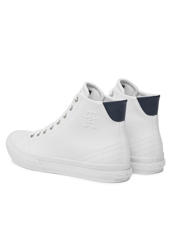 Tommy Hilfiger Tommy Hilfiger Tossud Th Hi Vulc Street Lth Ess FM0FM04897 Valge