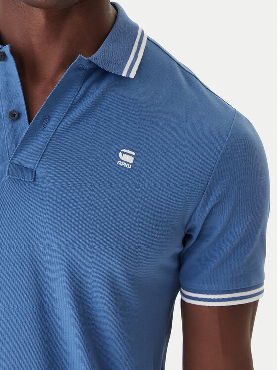 G-STAR G-STAR Polokošeľa Dunda D17127-5864 Modrá Slim Fit