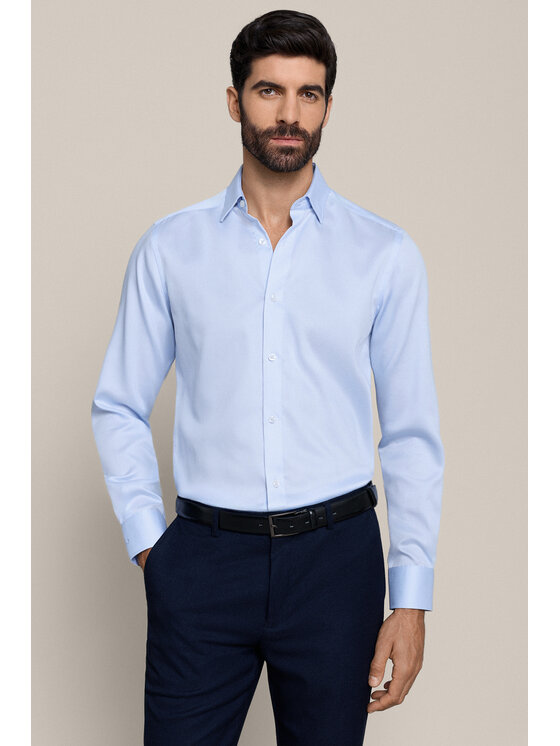 Lancerto Lancerto Koszula Elodia KO073226000012 Niebieski Slim Fit