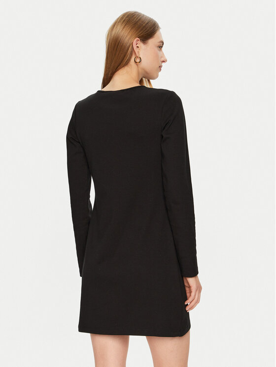 Guess Guess Rochie de zi V4BK00 KCHQ1 Negru Regular Fit