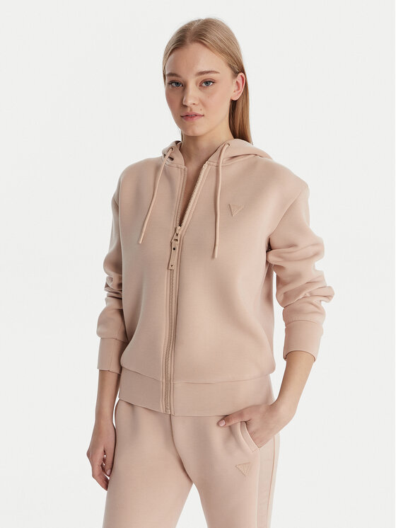 Guess Bluză V3RQ11 K7UW2 Bej Regular Fit