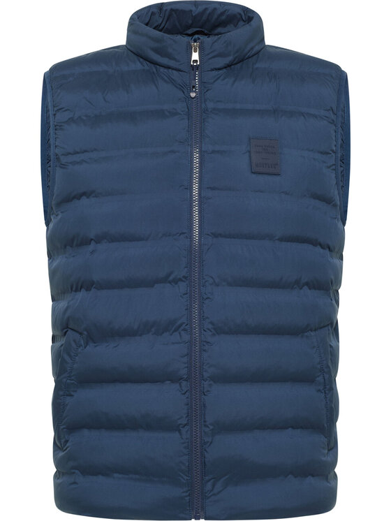Mustang Mustang Gilet 1014781 5334 Blu scuro Regular Fit
