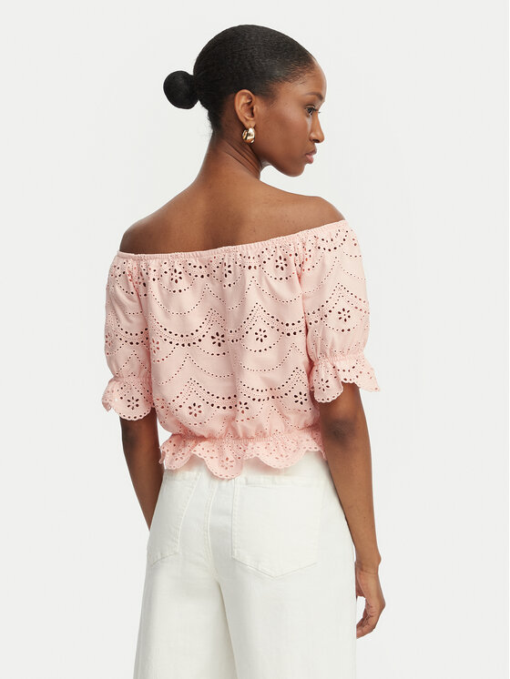 Guess Guess Majica W6GP47 K3336 Koraljna Regular Fit